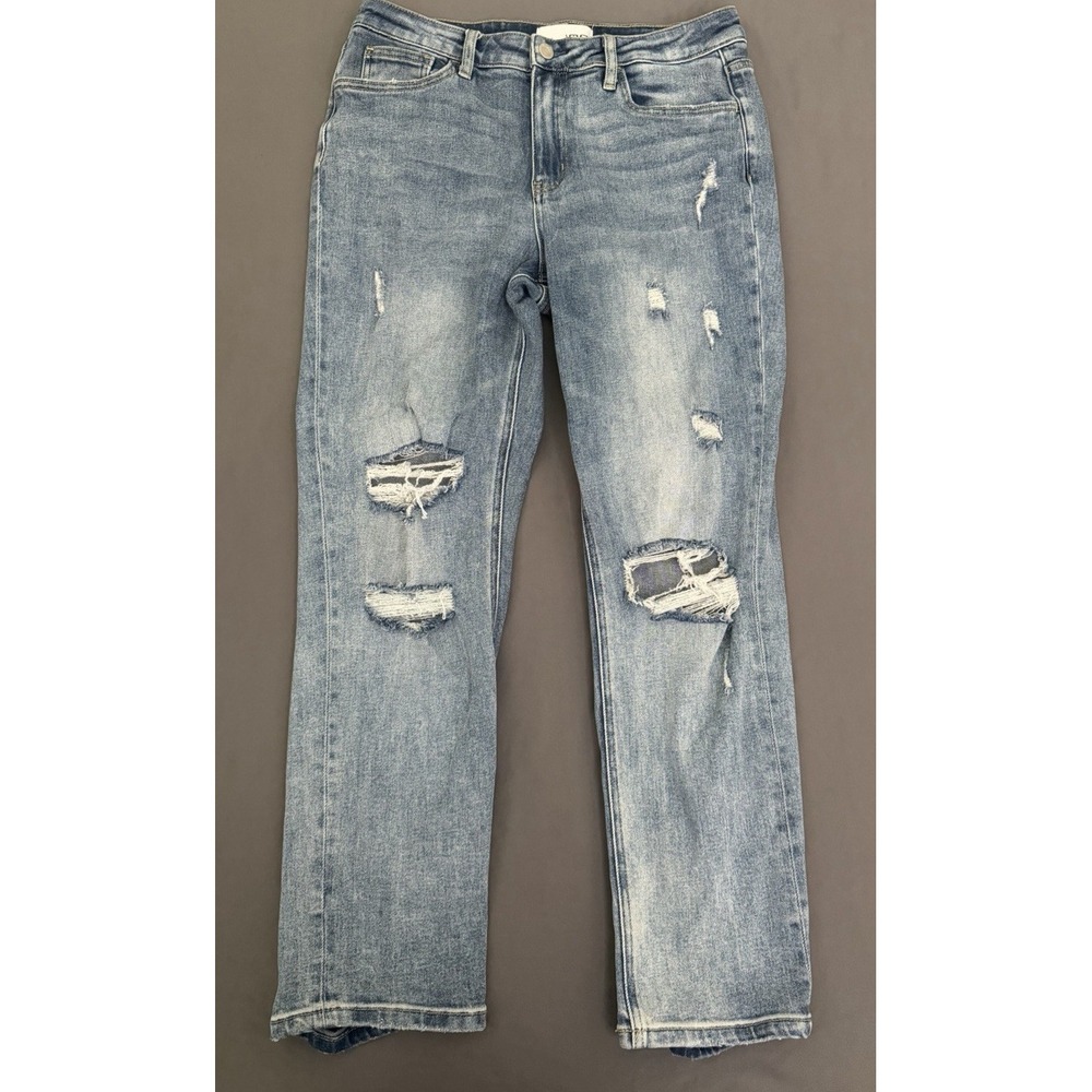 Vervet Jeans Womens Size 28 Distressed Skinny Medium Wash Stretch V2116YHC